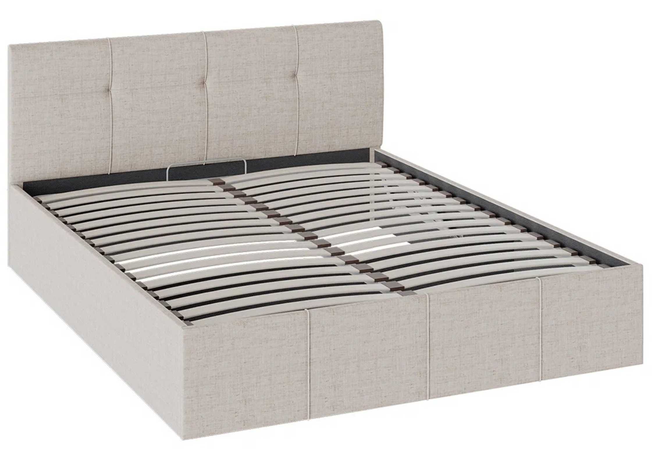 Łóżko tapicerowane z pikowanym zagłówkiem 180x200